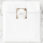 ガーデンスプリングウッドボホラスティック ブライダルシャワー スクエアシール (バッグ)