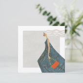 ガーデンスワッグファッショニスタファッションイラストレーション 招待状 (スタンド正面)