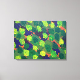 ガーデンズオブグリーンリー抽象芸術アートプリント キャンバスプリント