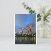 ガーデンズバイザベイシンガポールスーパーツリーグローブ ポストカード (スタンド正面)