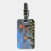 ガーデンズバイザベイシンガポールスーパーツリーグローブ ラゲッジタグ (正面縦)