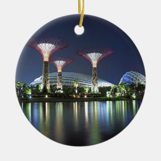 ガーデンズバイザベイシンガポール セラミックオーナメント (正面)