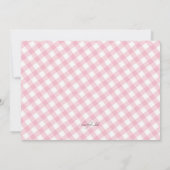 ガーデンセッティングランチョン招待状 招待状 (裏面)