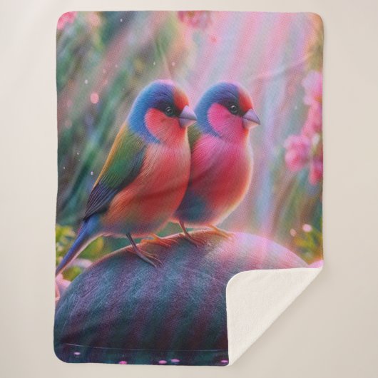 ガーデンセレナーデフリースシェルパブランケット シェルパブランケット (正面)