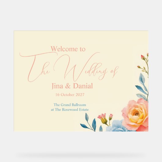 ガーデンセレナーデ アクリルサイン (正面)