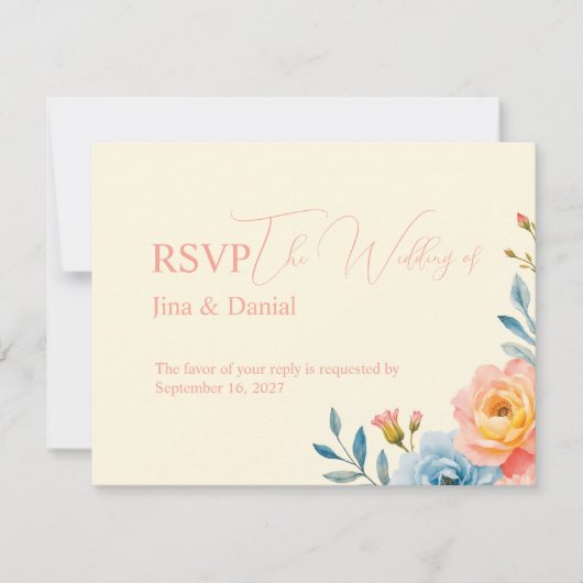 ガーデンセレナーデ 出欠カード (正面)