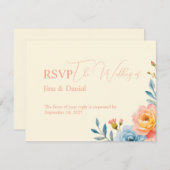 ガーデンセレナーデ 出欠カード (正面/裏面)