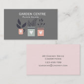 ガーデンセンタモダンーのパステル 名刺 (正面/裏面)