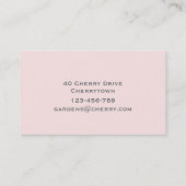 ガーデンセンタモダンーのパステル 名刺 (裏面)