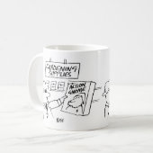 ガーデンセンターのアクション格言 コーヒーマグカップ (正面左)