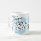 ガーデンセンターのアクション格言 コーヒーマグカップ (正面左)