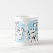 ガーデンセンターのアクション格言 コーヒーマグカップ (中央)