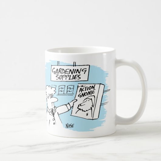 ガーデンセンターのアクション格言 コーヒーマグカップ (右)