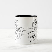 ガーデンセンターのアクション格言 ツートーンマグカップ (中央)