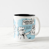 ガーデンセンターのアクション格言 ツートーンマグカップ (正面右)
