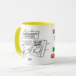 ガーデンセンターのアクション格言 マグカップ