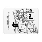 ガーデンセンターの看板 マグネット (横)