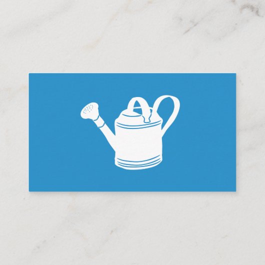 ガーデンセンターガーデニング水飲み缶 名刺 (裏面)