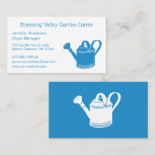 ガーデンセンターガーデニング水飲み缶 名刺 (正面/裏面)