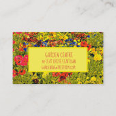ガーデンセンターモダンカラフルケシ野花 名刺 (正面)