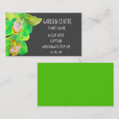 ガーデンセンターモダンシンプルラン花 名刺 (正面/裏面)