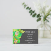 ガーデンセンターモダンシンプルラン花 名刺 (スタンド正面)