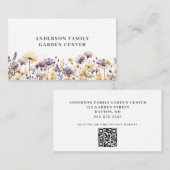 ガーデンセンターQRコード名刺 名刺 (正面/裏面)