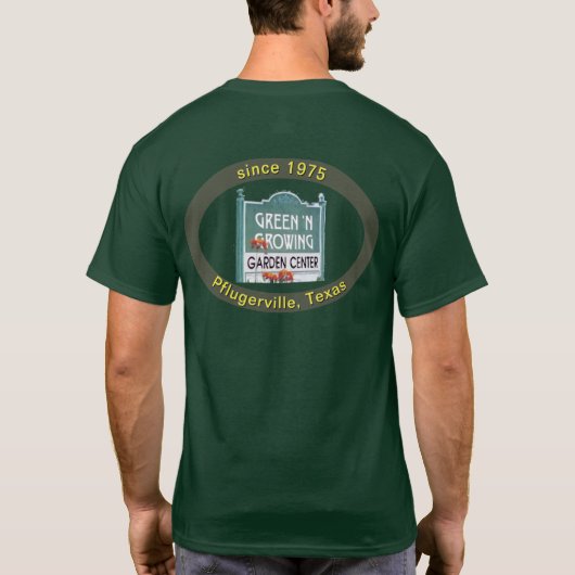 ガーデンセンターTシャツ Tシャツ (裏面)