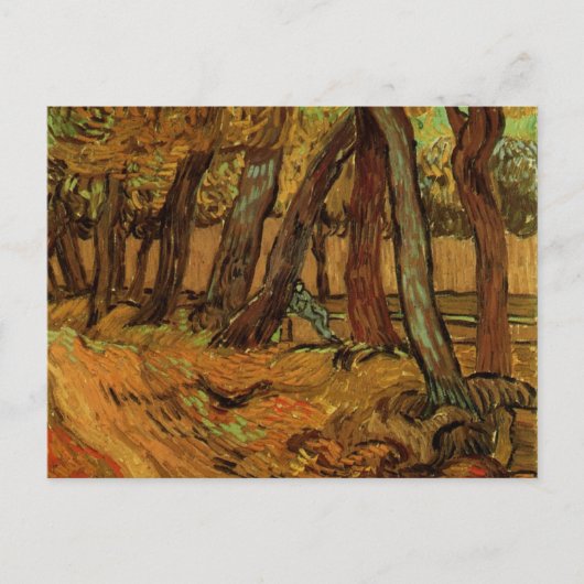 ガーデンセントポールホスピタル姿バイビンセントバンゴッホ ポストカード (正面)