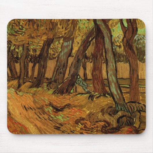 ガーデンセントポールホスピタル姿バイビンセントバンゴッホ マウスパッド (正面)