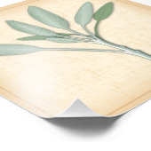 ガーデンセージハーブフォトプリント フォトプリント            (角)