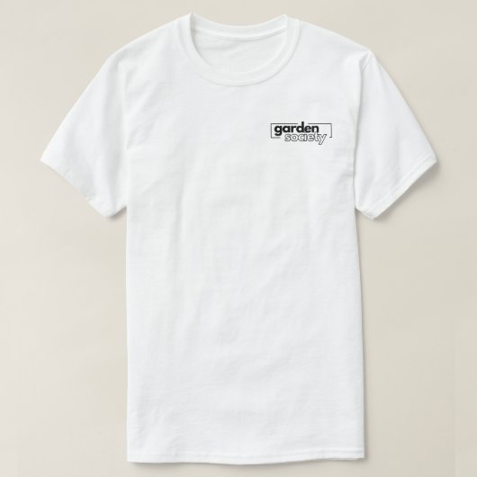 ガーデンソサエティロゴ Tシャツ (デザイン正面)