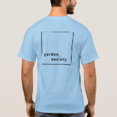 ガーデンソサエティ - ミニマリスト Tシャツ (裏面)