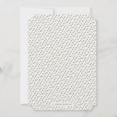 ガーデンソーリー誕生日招待状マスタード 招待状 (裏面)