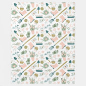 ガーデンタイムフリースブランケット フリースブランケット (正面)