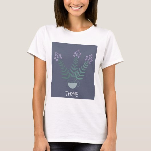 ガーデンタイムプリント Tシャツ (正面)