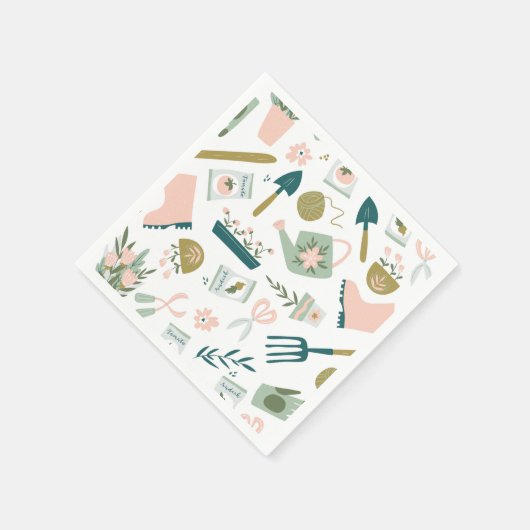 ガーデンタイム紙ナプキンス スタンダードカクテルナプキン (角)