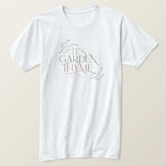 ガーデンタイムTシャツ Tシャツ (デザイン正面)