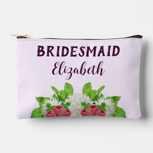 ガーデンダリアのブライズシャワー アクセサリーポーチ (正面)