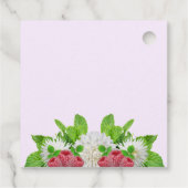 ガーデンダリアのブライズシャワー フェイバータグ (裏面)