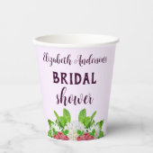 ガーデンダリアのブライズシャワー 紙コップ (正面)