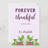 ガーデンダリアのブライダルシャワー サンキューカード (正面)