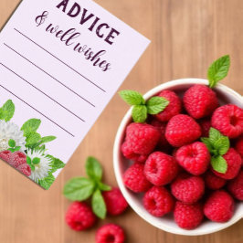 ガーデンダリアブライダルシャワー アドバイスカード