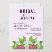 ガーデンダリアブライダルシャワー 招待状 (正面)