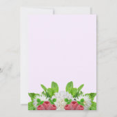 ガーデンダリアブライダルシャワー 招待状 (裏面)