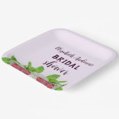 ガーデンダリア ブライダルシャワー ペーパープレート (傾斜あり)