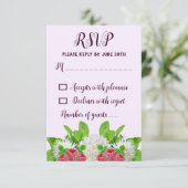 ガーデンダリア ブライダルシャワー 出欠カード (スタンド正面)