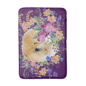 ガーデンダンスチャウパープル – クラートまたはバスマット バスマット (正面縦)