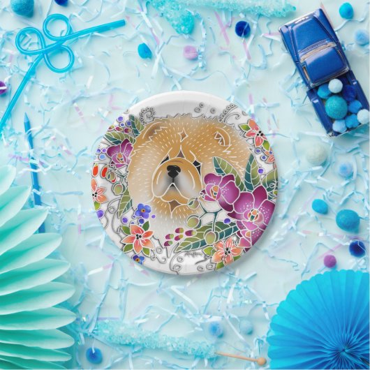 ガーデンダンスチョウ – 紙プレート2サイズ ペーパープレート (パーティー)