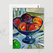 ガーデンチェアのフルーツ皿 ポストカード (正面/裏面)